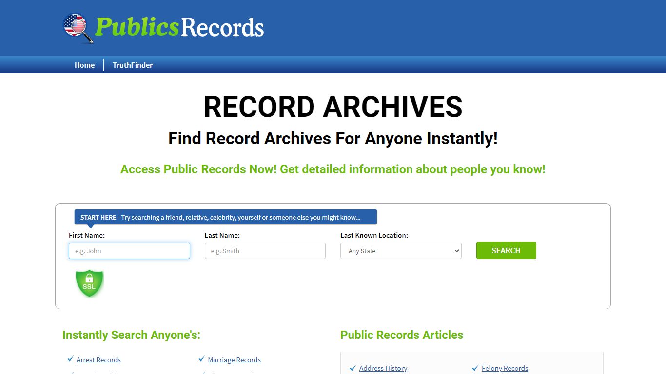 Find Record Archives For Anyone - Public Records Reviews