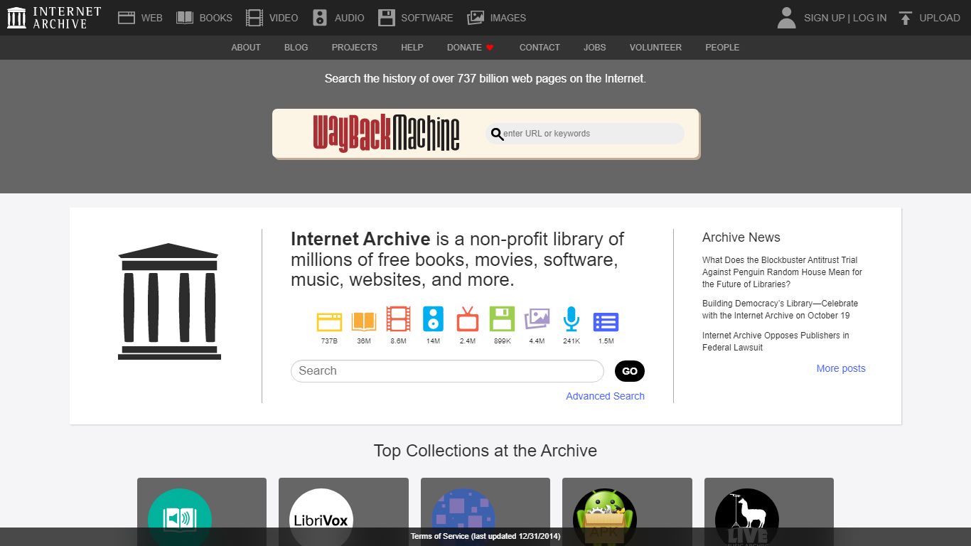 Internet Archive: Digital Library of Free & Borrowable Books, Movies ...